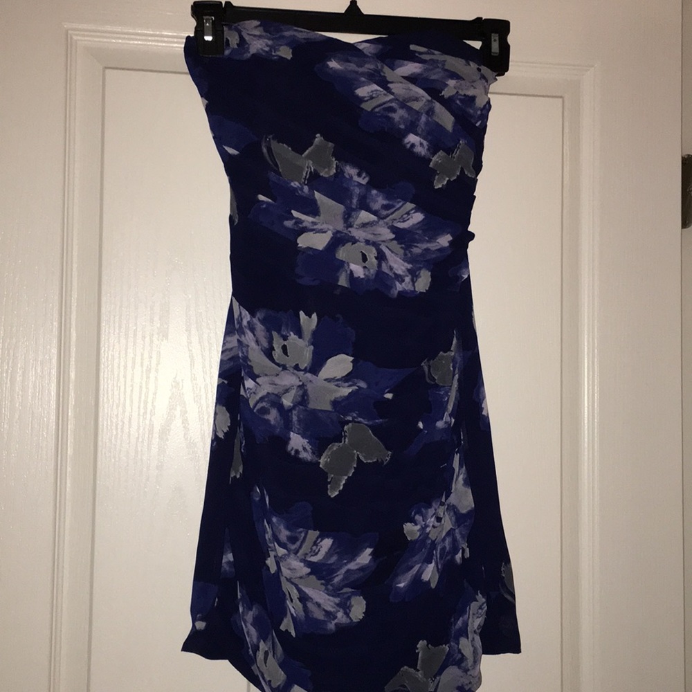 Strapless Flower Dress